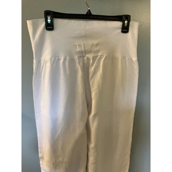 Sonoma Maternity NWOT White Pull on High Elastic Waist Pants Size 10 - Picture 6 of 7